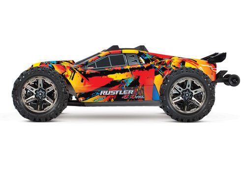 RUSTLER 4X4 VXL TSM STADIUM TRUCK SOLAR FLARE 1/10 TRAXXAS