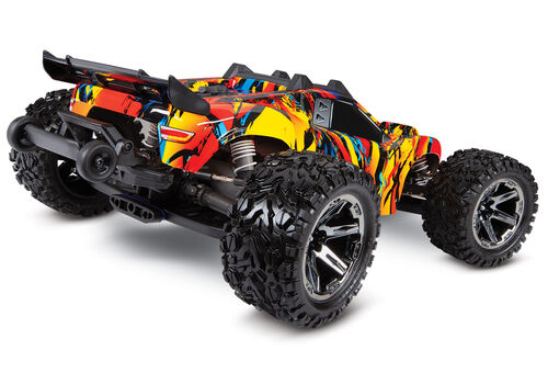 RUSTLER 4X4 VXL TSM STADIUM TRUCK SOLAR FLARE 1/10 TRAXXAS