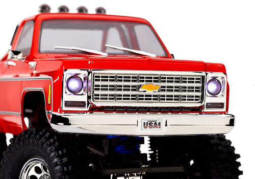 CHEVROLET K10 HIGH TRAIL 1/18 TRX-4M TRAXXAS ROJO