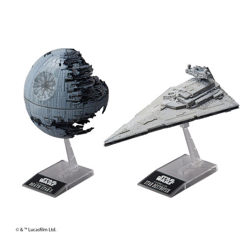 ESTRELLA DE LA MUERTE 2 + DESTRUCTOR IMPERIAL BANDAI REVELL