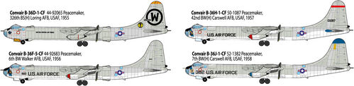 CONVAIR B36 D/F/H/J PEACEMAKER 1/144 RODEN