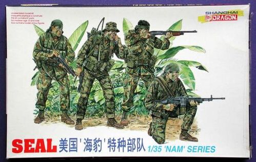 SEAL TEAM 1/35 DRAGON VIETNAM