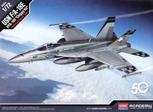 F/A-18E SUPERHORNET VFA-195 CHIPPY-HO 1/72 ACADEMY