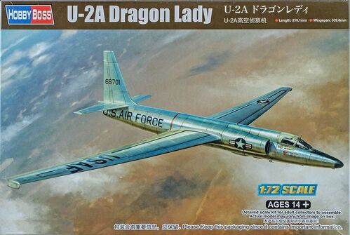 LOCKHEED U-2A DRAGONLADY 1/72 HOBBYBOSS