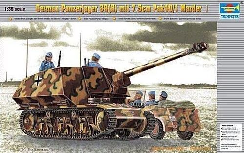 MARDER I 39(H) 7.5CM PAK40/1 1/35 TRUMPETER CAZACARROS