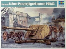 8.8CM PAK43 88mm CAZACARROS 1/35 TRUMPETER