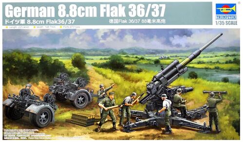 8.8CM FLAK36/37 ANTIAEREO 1/35 TRUMPETER