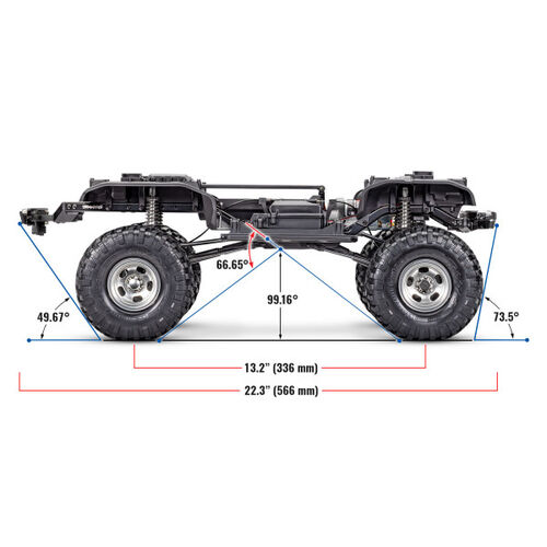 FORD F-150 RANGER XLT HIGH TRAIL 1979 TRX-4 TRAXXAS NEGRO