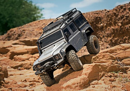 TRX4 LAND ROVER DEFENDER 110 GRIS CON WINCH RTR TRAXXAS