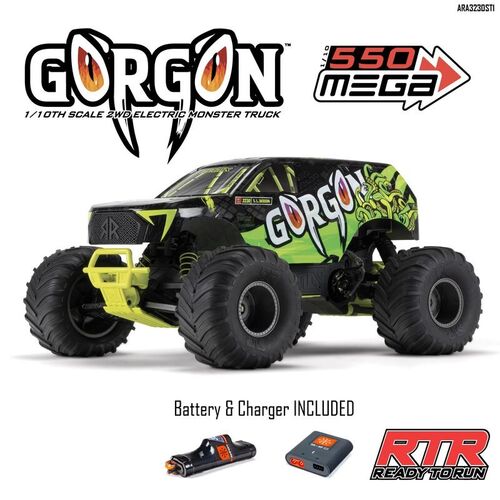 GORGON MONSTER TRUCK 2WD 1/10 RTR ARRMA AMARILLO