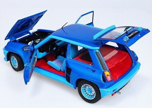 RENAULT 5 TURBO 1981 1/18 SOLIDO AZUL