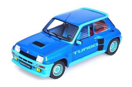 RENAULT 5 TURBO 1981 1/18 SOLIDO AZUL