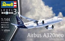 AIRBUS A320 NEO LUFTHANSA STARTER SET 1/144 REVELL