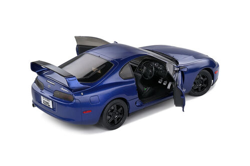 TOYOTA SUPRA MK4 AZUL STREEFIGHTER 1993 1/18 SOLIDO