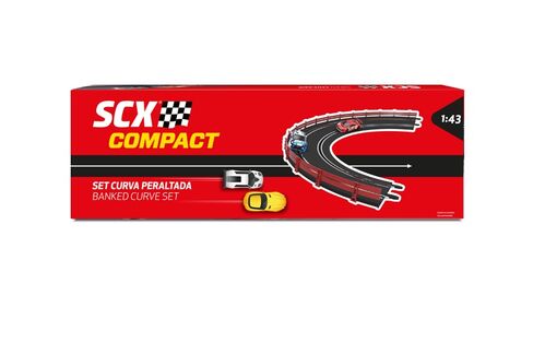 SET CURVA PERALTADA 1/43 COMPACT SCALEXTRIC