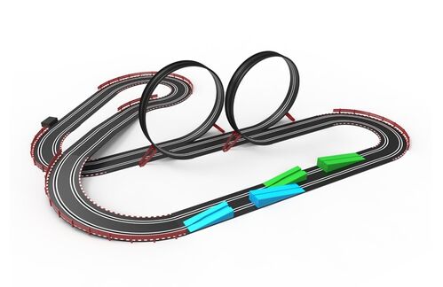 CIRCUITO JUMP & LOOP 1/43 COMPACT SCALEXTRIC SLOT