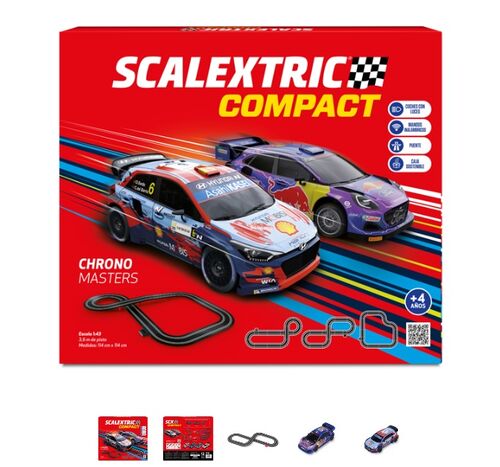 CIRCUITO CHRONO MASTERS COMPACT 1/43 SCALEXTRIC SLOT