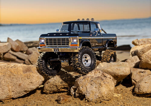 CHEVROLET K10 HIGH TRAIL 1/18 TRX-4M TRAXXAS NEGRO