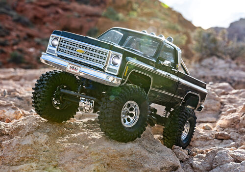 CHEVROLET K10 HIGH TRAIL 1/18 TRX-4M TRAXXAS NEGRO