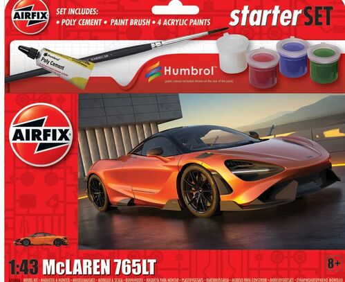 MCLAREN 765LT 1/43 STARTER SET AIRFIX