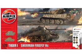 TIGER I VS SHERMAN FIREFLY 1/72 STARTER SET AIRFIX
