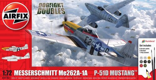 P51D MUSTANG VS ME262 1/72 AIRFIX STARTER SET