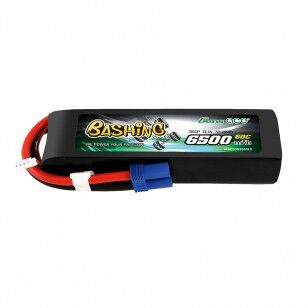 LIPO 6500MAH 3S 60C 11.1V SC EC5 BASHING SERIES GENSACE