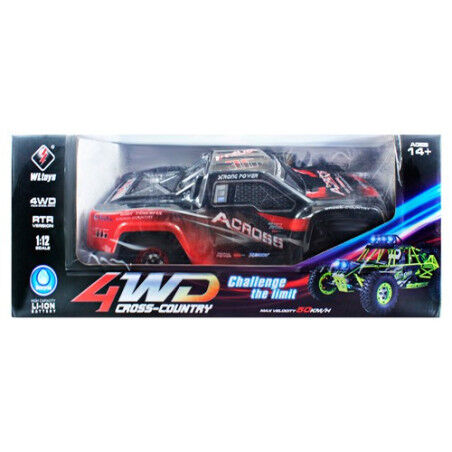 SHORT COURSE 4WD 1/12 ROJO ELECTRICO WLTOYS