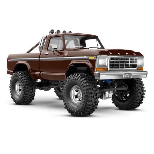 FORD F150 HIGH TRAIL 1/18 TRX-4M TRAXXAS MARRON