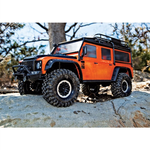 LAND ROVER DEFENDER 1/18 TRX-4M NARANJA RTR TRAXXAS CRAWLER