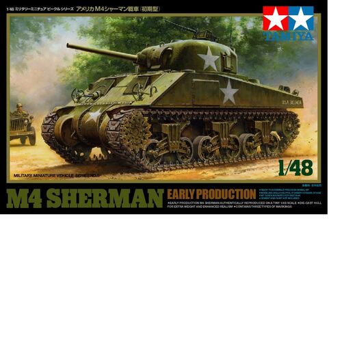 SHERMAN M4 EARLY 1/48 TAMIYA