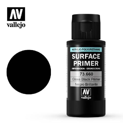 METAL COLOR IMPRIMACION NEGRO BRILLANTE VALLEJO 60ML