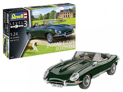 JAGUAR E-TYPE ROADSTER 1/24 REVELL