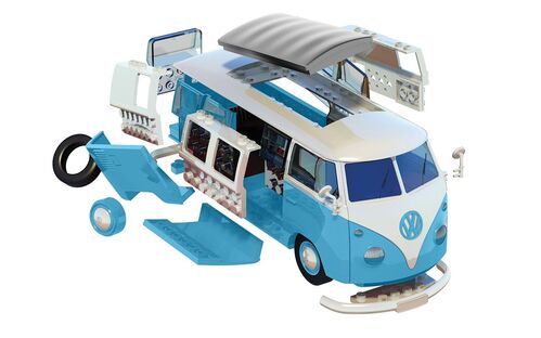 VW CAMPER QUICKBUILD AIRFIX AZUL