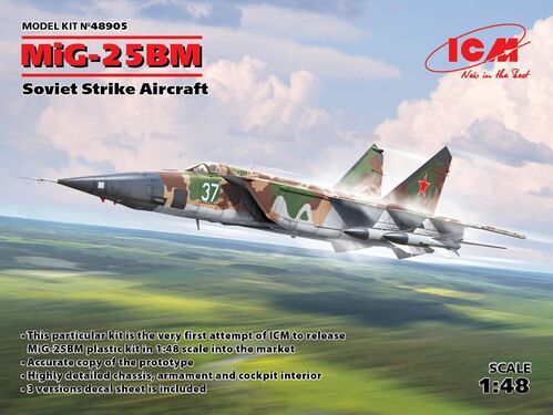 MIG-25 BM 1/48 ICM CAZA SOVIETICO