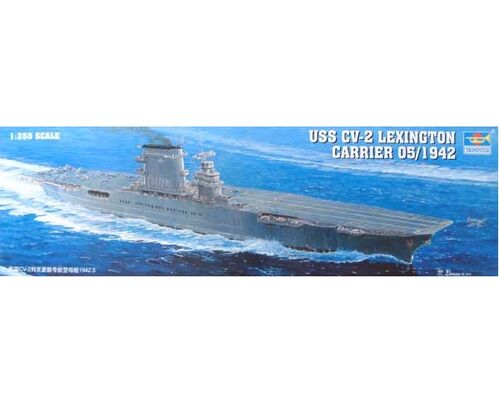 USS LEXINGTON CV-2 1/350 1942 TRUMPETER