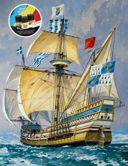 LA GRANDE HERMINE 1/150 CARABELA CARTIER HELLER STARTER SET