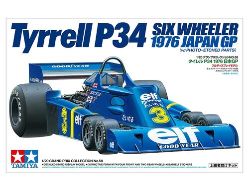 TYRRELL P34 1976 GP JAPON 1/20 TAMIYA 