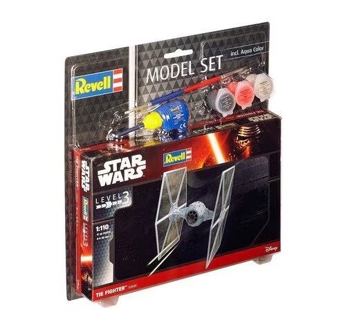 CAZA TIE STAR WARS REVELL STARTER SET