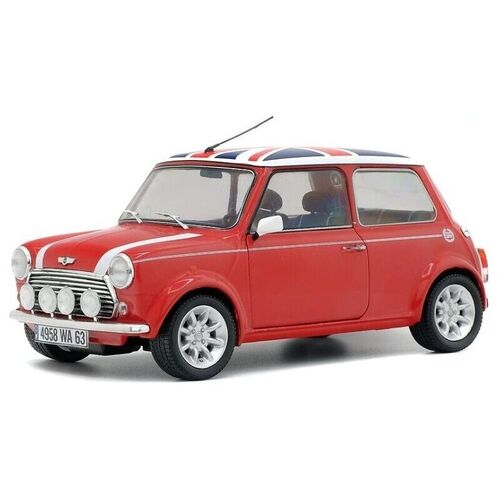 MINI COOPER SPORT 1997 RED FLAG 1/18 SOLIDO