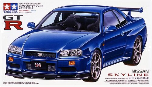 SKYLINE GT-R R34 V-SPEC 1/24 TAMIYA