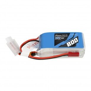 LIPO 800MAH 3S 45C 11.1V JST GENSACE