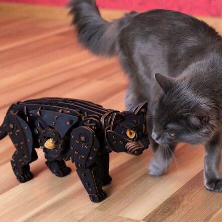 GATO NEGRO EWA PUZZLE 3D MADERA 508 PIEZAS