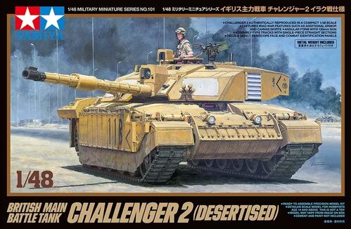 MBT CHALLENGER 2 1/48 TAMIYA DESIERTO