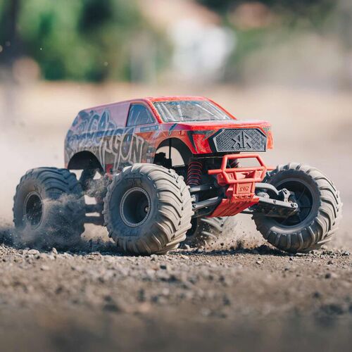 GORGON MONSTER TRUCK 2WD 1/10 RTR ARRMA ROJO