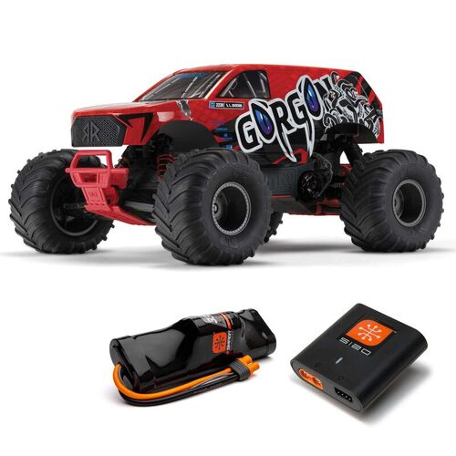 GORGON MONSTER TRUCK 2WD 1/10 RTR ARRMA ROJO