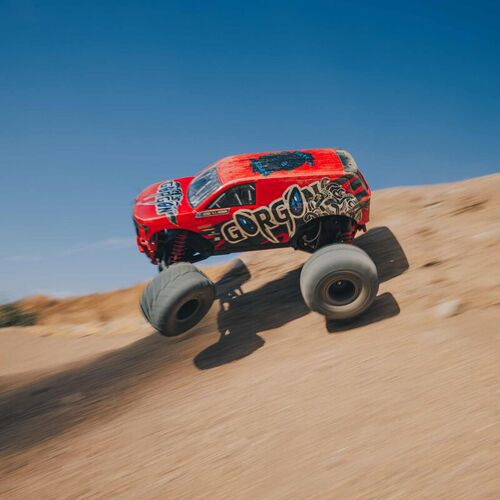 GORGON MONSTER TRUCK 2WD 1/10 RTR ARRMA ROJO