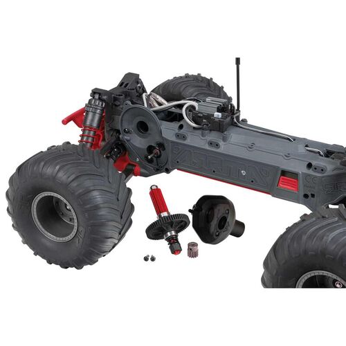 GORGON MONSTER TRUCK 2WD 1/10 RTR ARRMA ROJO