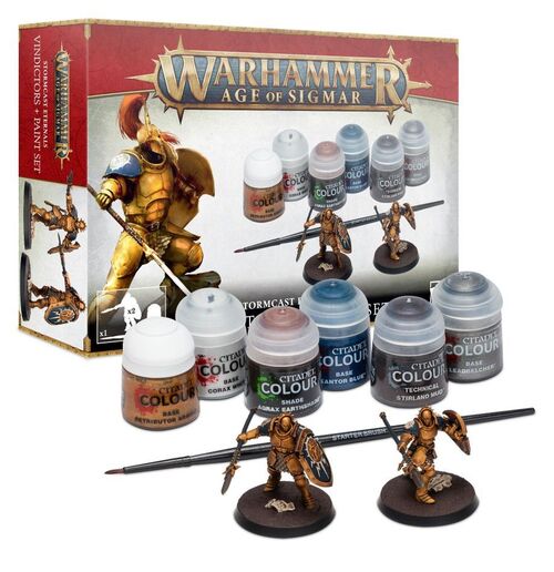 Set de Pinturas + Vindicadores de los Forjados en la Tormenta WARHAMMER