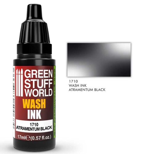 TINTA DE LAVADO ATRAMENTUM NEGRO 17ML GREENSTUFFWORLD